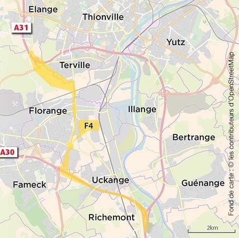 tracé autoroute papier florangejpg